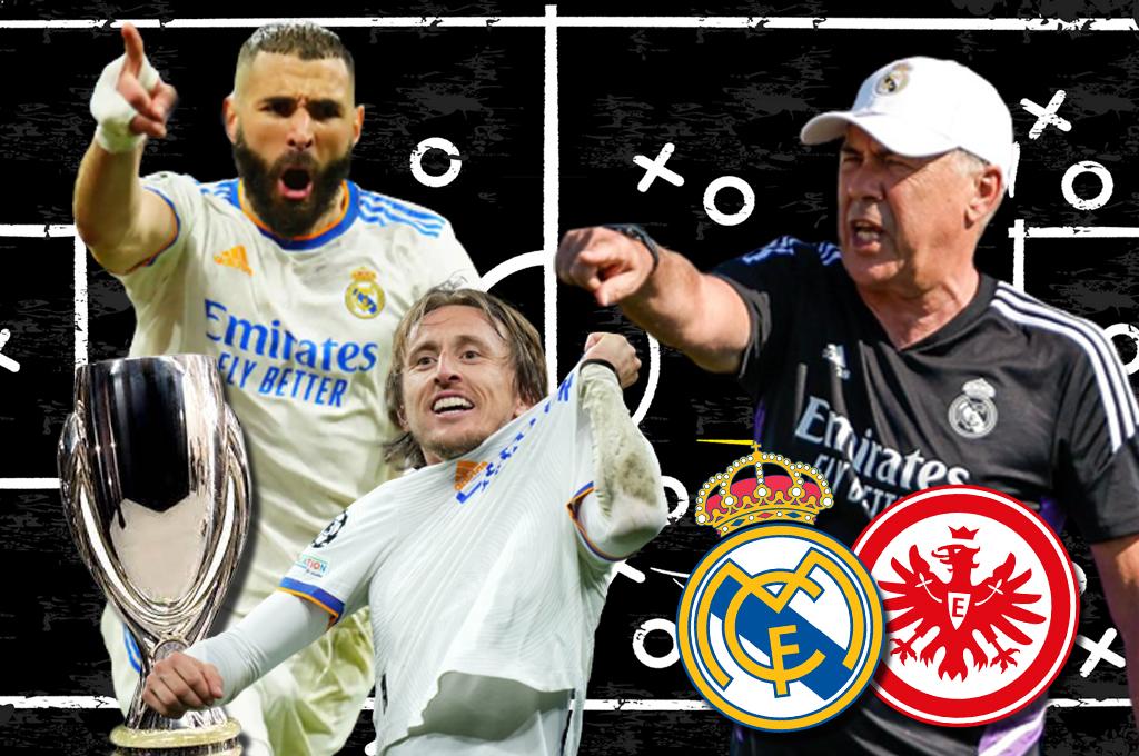 Ancelotti lo adelanta: el 11 del Real Madrid para vencer al Eintracht en la Supercopa y levantar el primer título de la temporada
