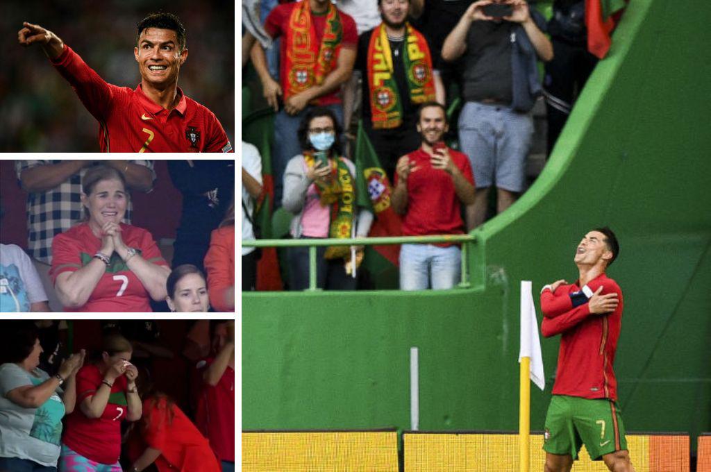 Fotos: Cristiano Ronaldo llega a 117 goles con Portugal gracias a su doblete y su mamá no pudo contener las lágrimas