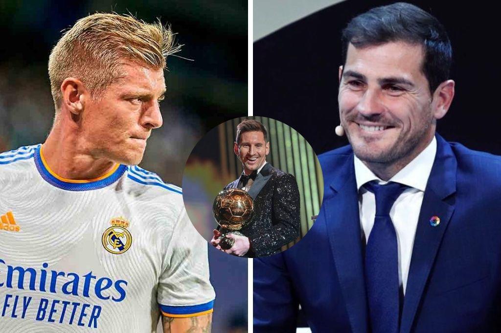 La dura crítica de Iker Casillas y Toni Kroos por el Balón de Oro 2021 que ganó Messi