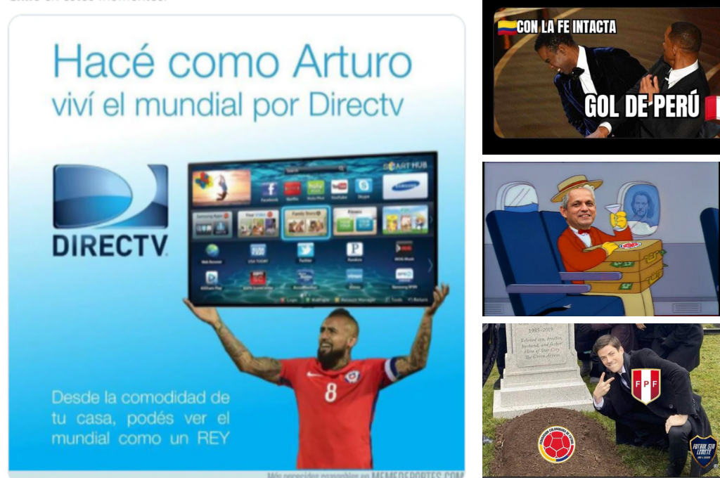 Colombia y Chile quedaron fuera de Qatar 2022 a manos de Perú y los memes hacen pedazos a Reinaldo Rueda y Arturo Vidal