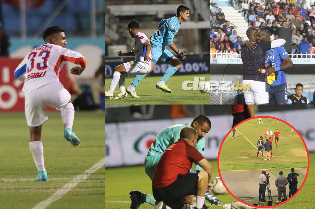 El festejo ‘tiktokero’ de Chirinos, el problema que pasó entre Najar y Auzmendi y la visita de Rueda en el Olimpia-Motagua