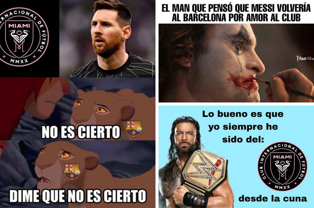 Lionel Messi fichará por el Inter de Miami de la MLS y los memes hacen pedazos al Barcelona por no concretar el regreso
