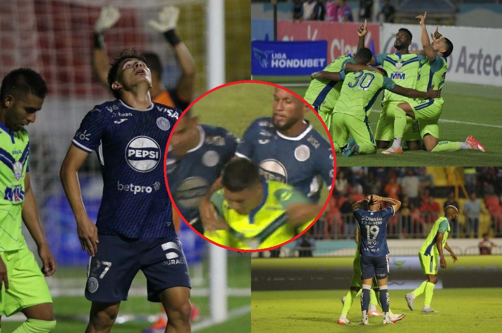 Kevin López les celebró en la cara y se armó la bronca: el batacazo de Olancho que deja en la lona a Motagua