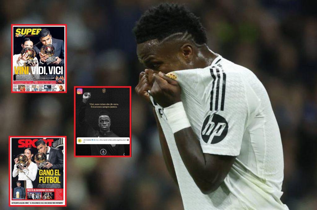 “Ganó el fútbol” y “caes como el c***”: la reacción de la prensa sobre Vinicius y le envían un duro recado ¿qué dicen de Rodri?