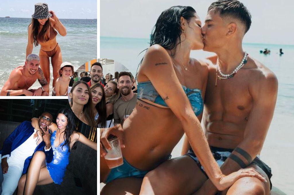 Así van las vacaciones de los futbolistas y sus mujeres: Wanda Nara y Georgina Rodríguez arrasan y las fiestas de Messi
