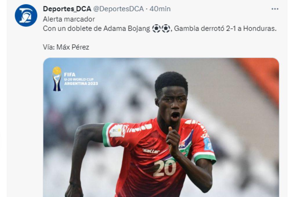 Prensa hondureña reacciona molesta tras la derrota de la Selección Sub-20 de Honduras ante Gambia en Argentina