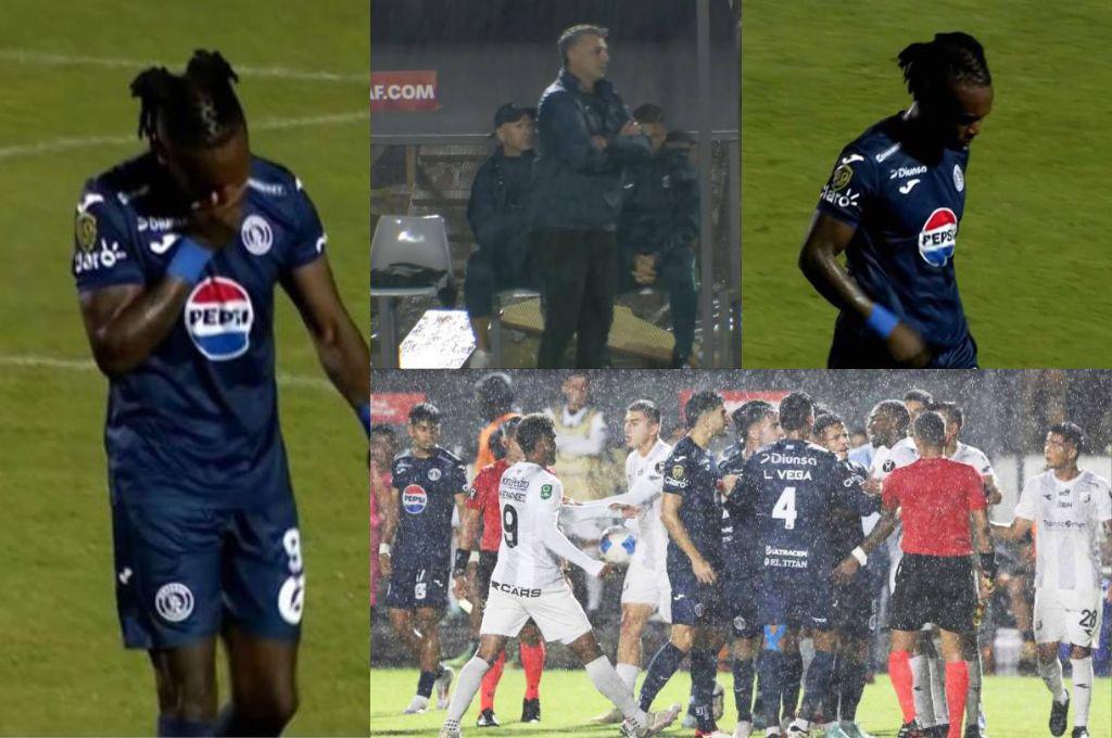 El villano del juego, motivo del berrinche de Rubilio Castillo y la pelea que hubo en el Motagua - Herediano