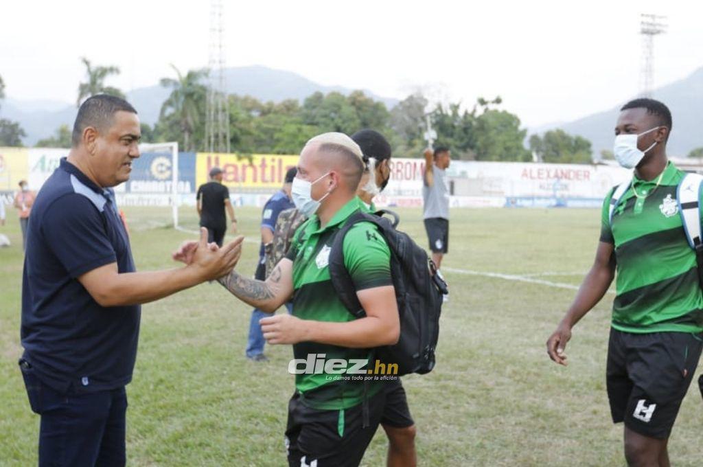 ¡Futbolistas destrozados! Las tristes imágenes del último partido de Platense en primera división en Honduras