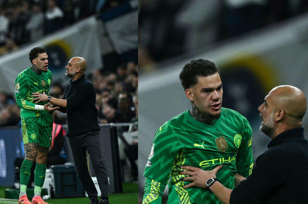 Guardiola se peleó con Ederson: la reacción de Pep, lo que dijo el DT tras su caída y el Manchester City cerca del título