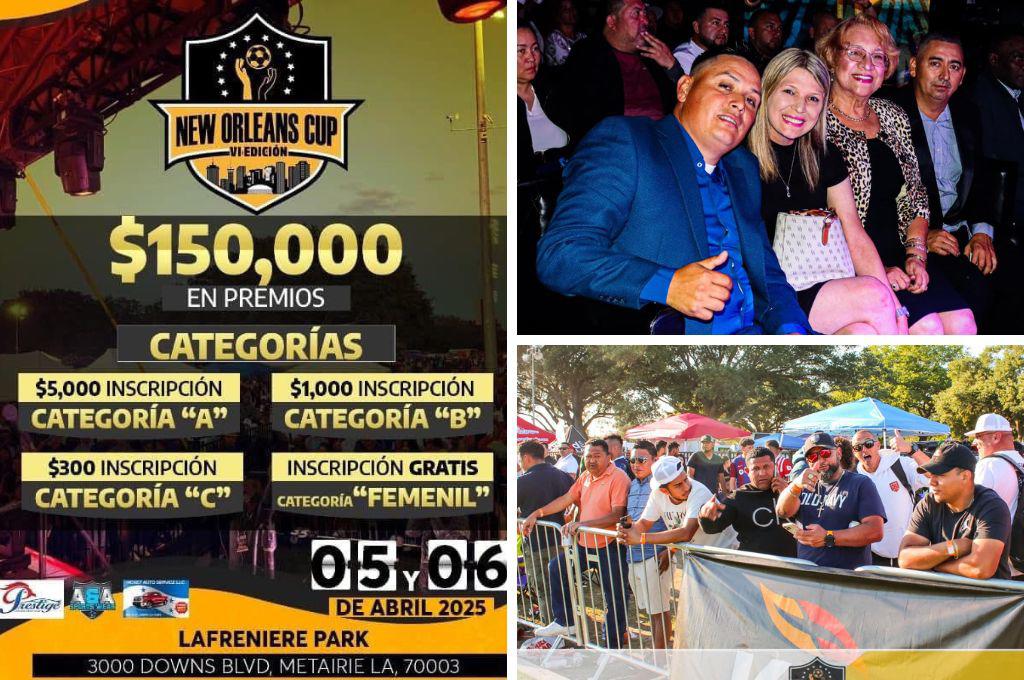New Orleans Cup 2025: Definida fechas, premios, categorías ¿quiénes serán las figuras invitadas?
