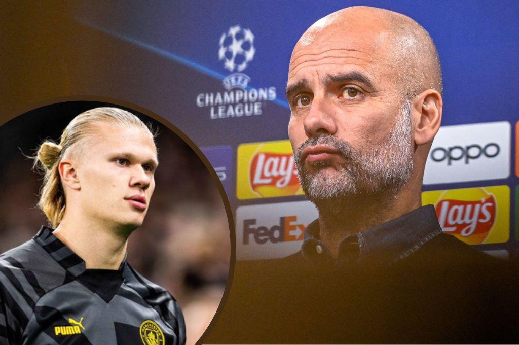 La preocupación de Pep Guardiola con Haaland después del Mundial de Qatar: “Con suerte no comerá ni beberá demasiado”