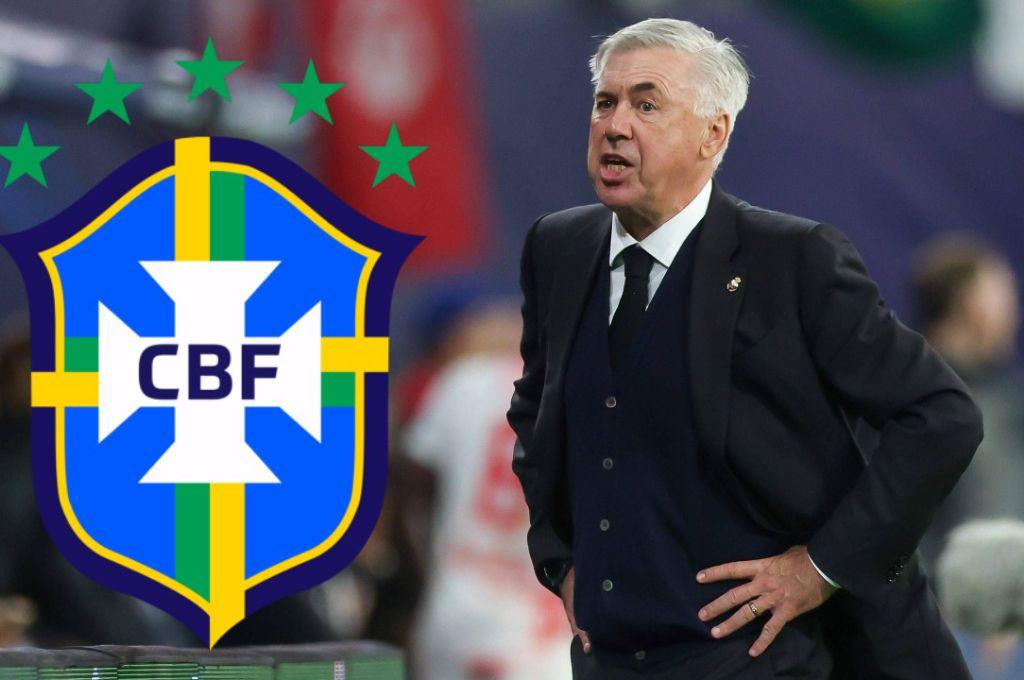 Bombazo de cara al Mundial 2026: aseguran que Carlo Ancelotti ya dio el sí para ser el nuevo entrenador de Brasil