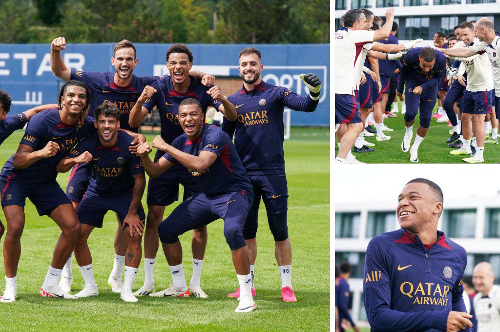 Así fue el regreso de Mbappé a los entrenamientos de PSG: ‘nuevo’ amigo, Keylor Navas con baile inesperado y daga a Real Madrid