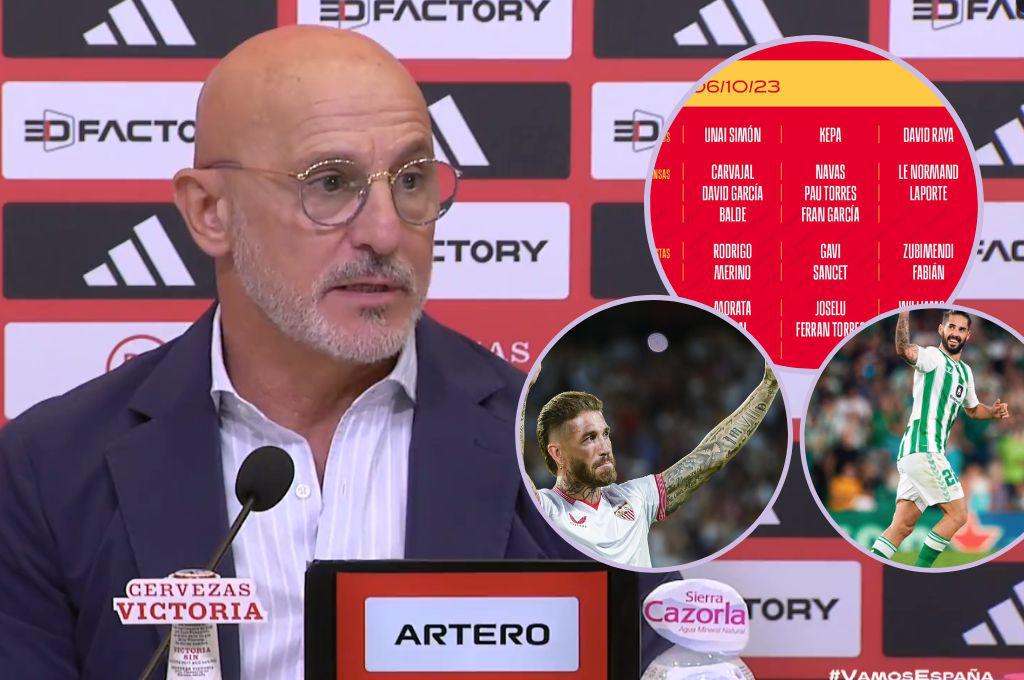 ¿Isco y Sergio Ramos dentro? Luis de la Fuente anuncia la lista de convocados de España para los duelos clasificatorios a la Eurocopa 2024