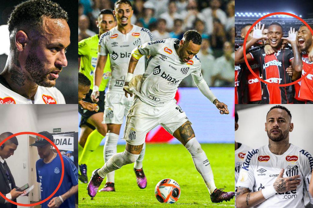 Neymar regresó a Santos con debut amargo: un jugador se burló del ‘10’ en su cumpleaños y lo que hizo un guardia seguridad