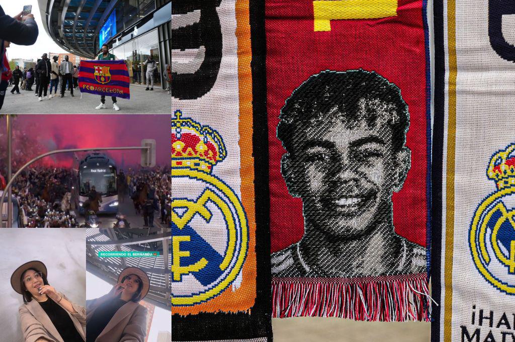 El infiltrado en el Bernabéu, Vinicius cambió de look y personalidades hondureñas en el Clásico Madrid - Barça
