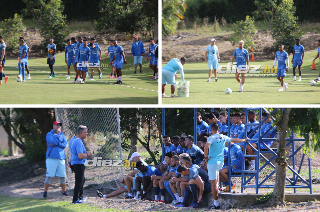 ¡Con nuevo fichaje y Auzmendi! Así fue el último entrenamiento de Diego Vázquez con Motagua previo a enfrentar al Olancho FC