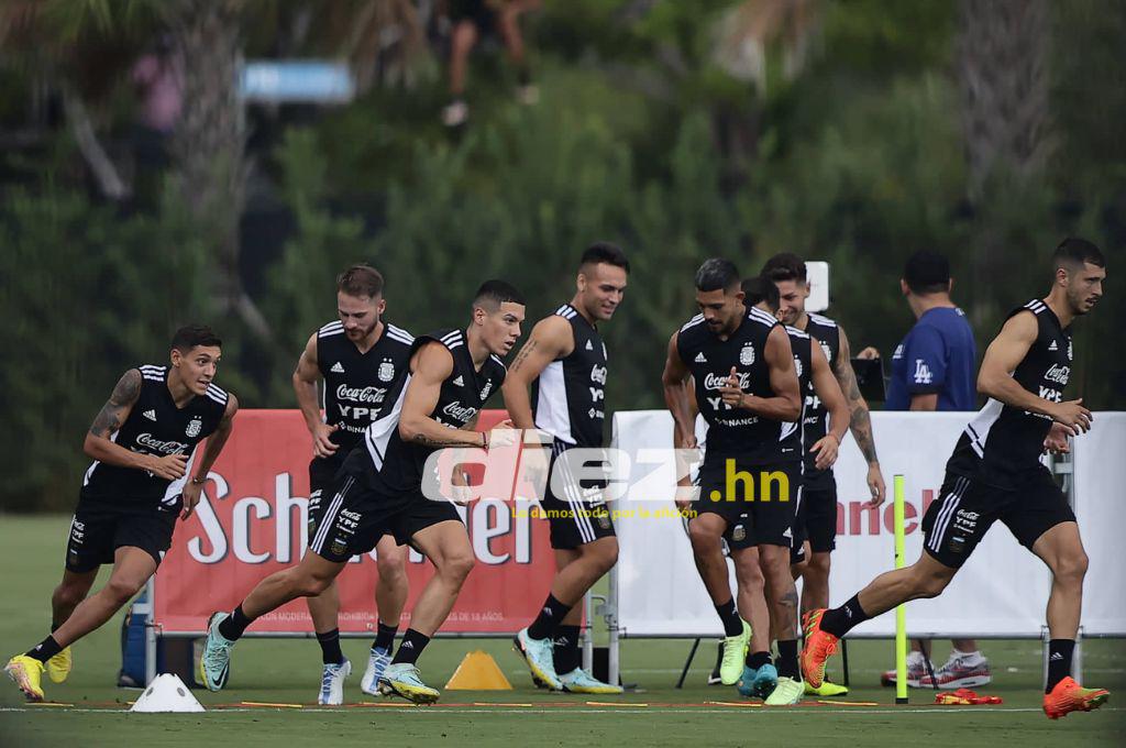 Así fue el segundo entreno de Argentina en Miami: liderado por Messi, Di María concentrado y las hermosas aficionadas
