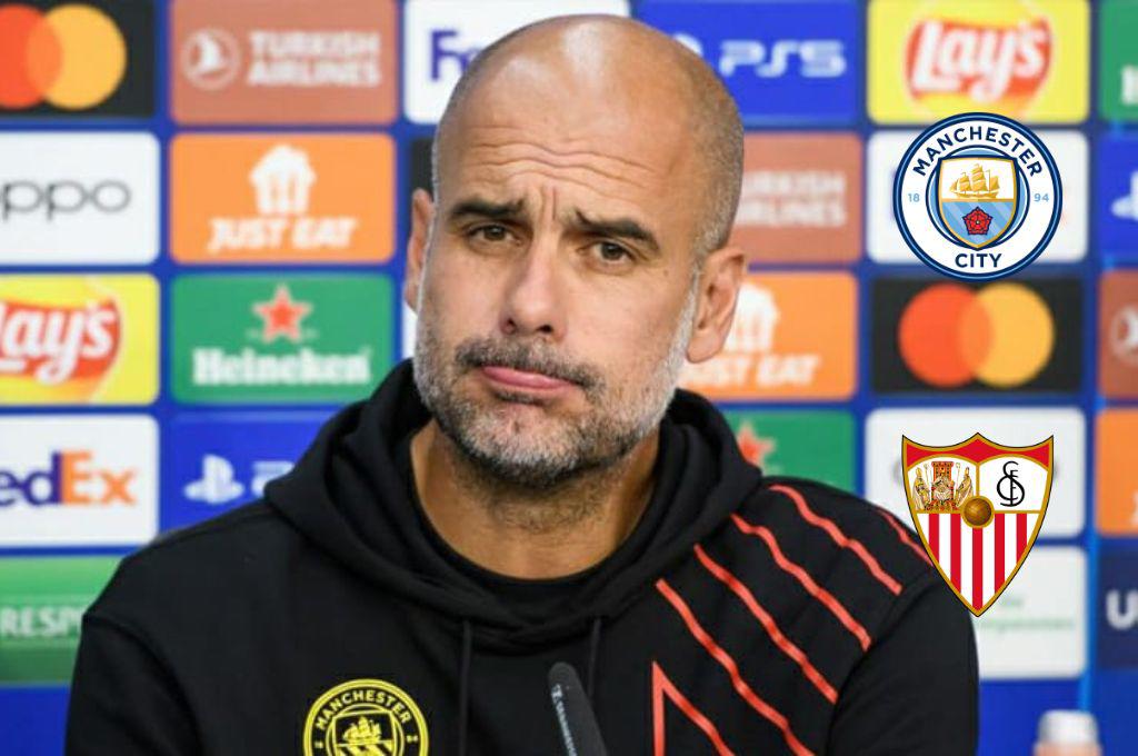 Guardiola previo al duelo ante Sevilla: “Ya quisiera yo como el  City tener la historia del Sevilla en Europa”