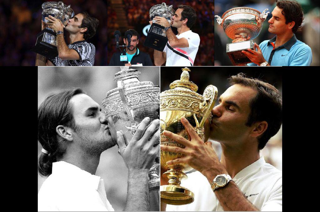 ¡La gran leyenda! Estos son los 20 grand slam de Roger Federer a lo largo de su carrera profesional en el tenis