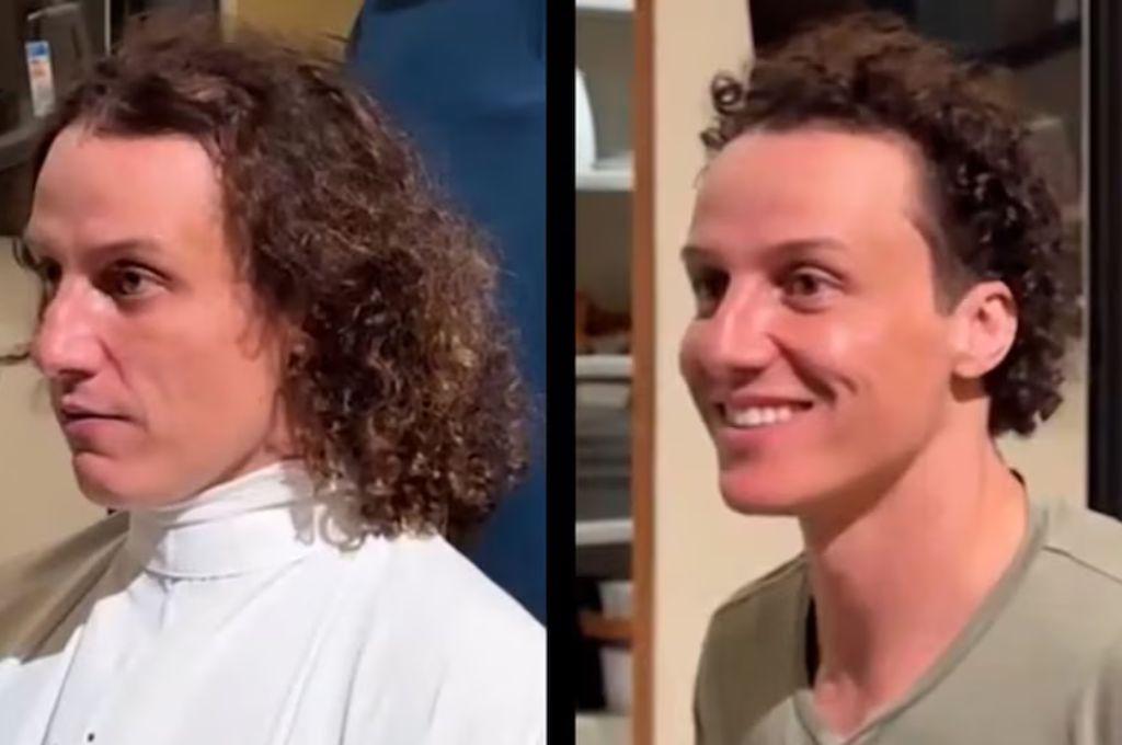 ¡Irreconocible! El rotundo cambio de look de David Luiz tras cortarse la melena: Parezco más joven
