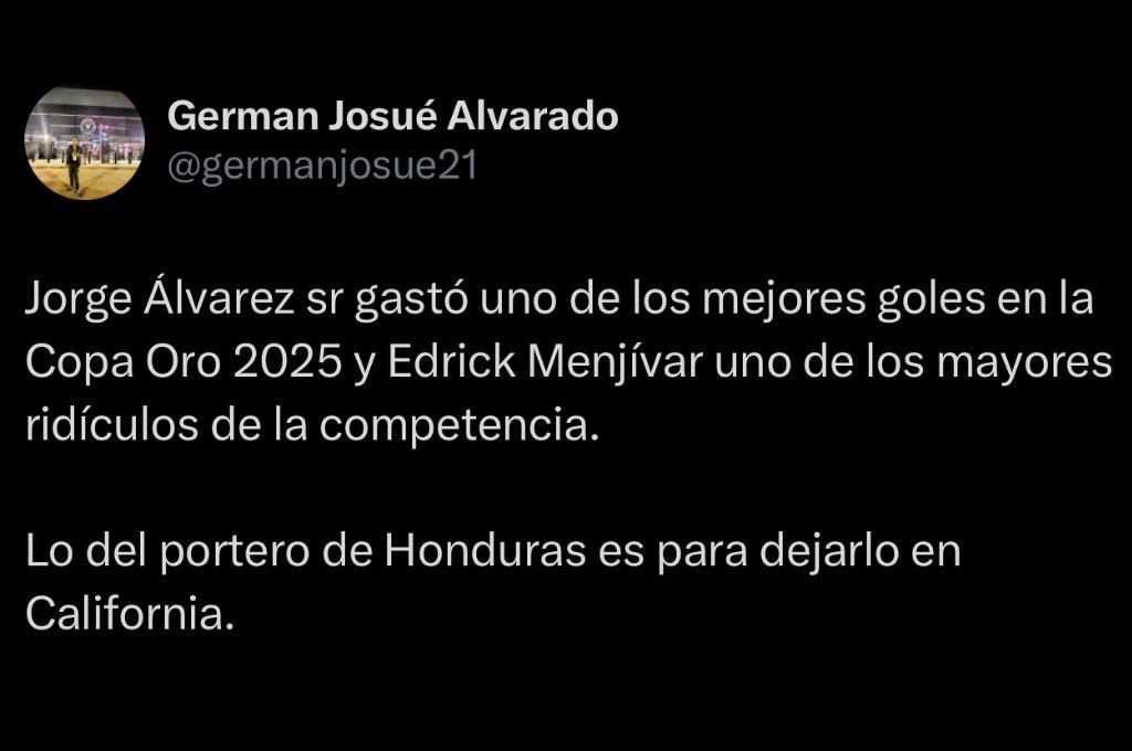Honduras conocerá a su papá y Es el oso de la Copa Oro: lo que dice la prensa sobre el error de Menjívar y el duelo ante Panamá
