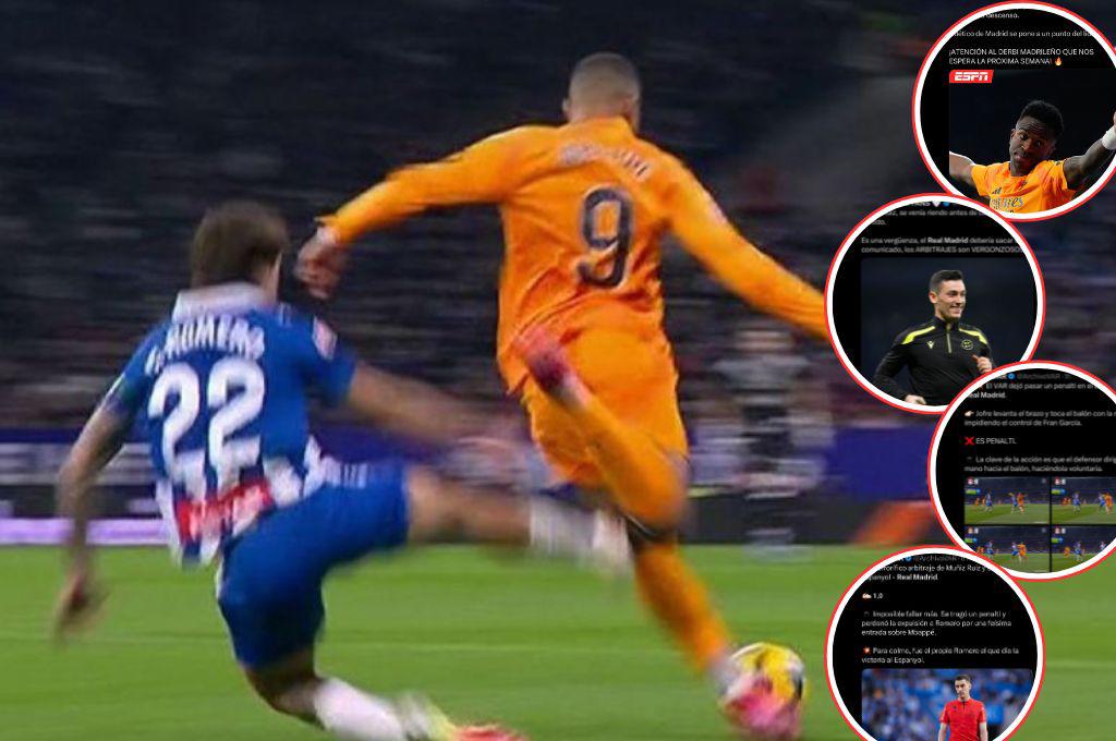 “Terrorífico arbitraje” “ya se acabó el ciclo de Ancelotti”: la prensa reacciona a la roja no sacada en el Espanyol-Real Madrid