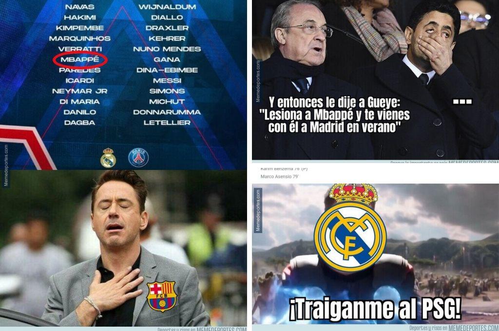 Real Madrid choca ante el PSG en Champions y los memes se hacen presente con Mbappé de protagonista