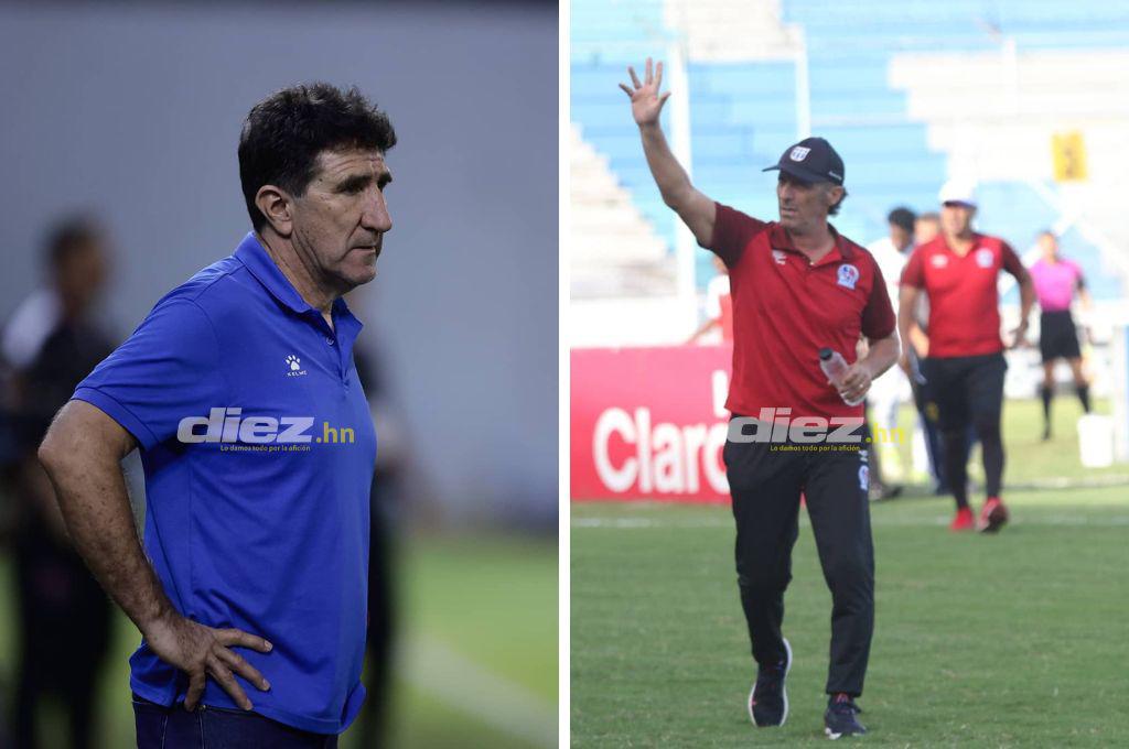 Héctor Vargas vs Pedro Troglio: Es uno de los principales atractivos del Clásico entre Real España y Olimpia