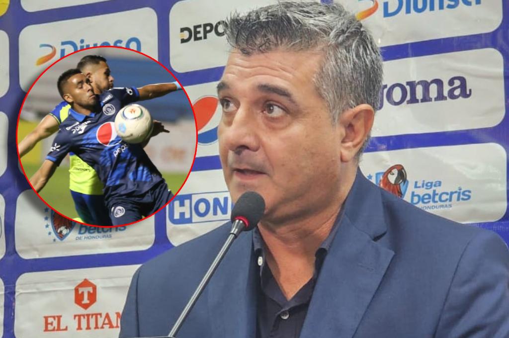 Diego Vázquez reacciona inconforme tras empate de Motagua - Potros: “No me gustó para nada”