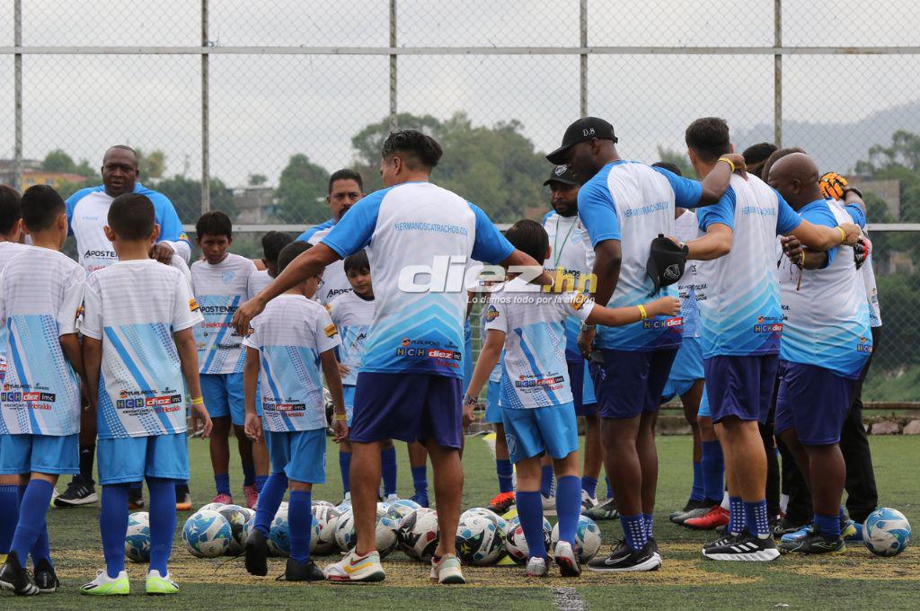 Rambo de León, David Suazo y Wilson Palacios enseñando: Así son los entrenamientos de los “Hermanos Catrachos”
