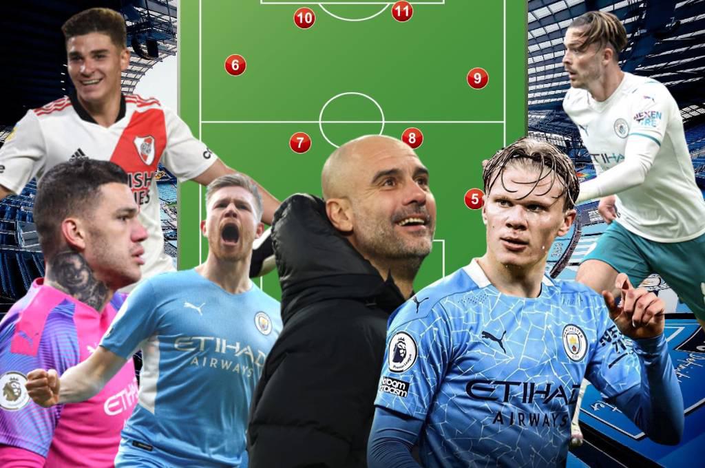El potente once del Manchester City con Haaland: super equipo por posición, cambios de lujo y los mil millones de plantilla