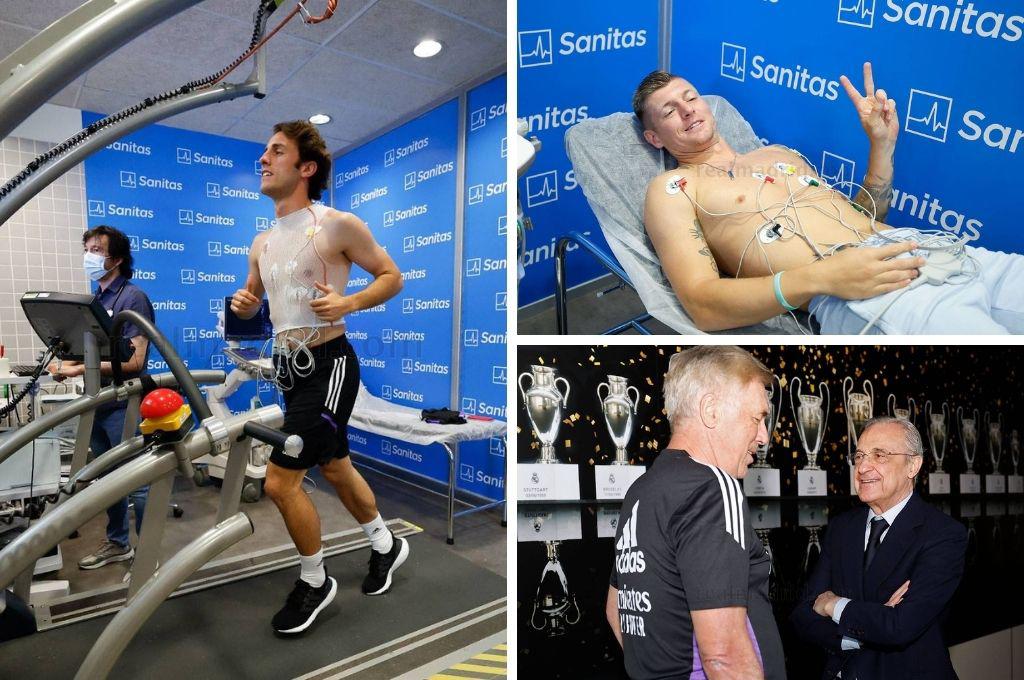 Cuatro jugadores regresaron: El Real Madrid 2022-23 arranca con los reconocimientos médicos y nuevas caras