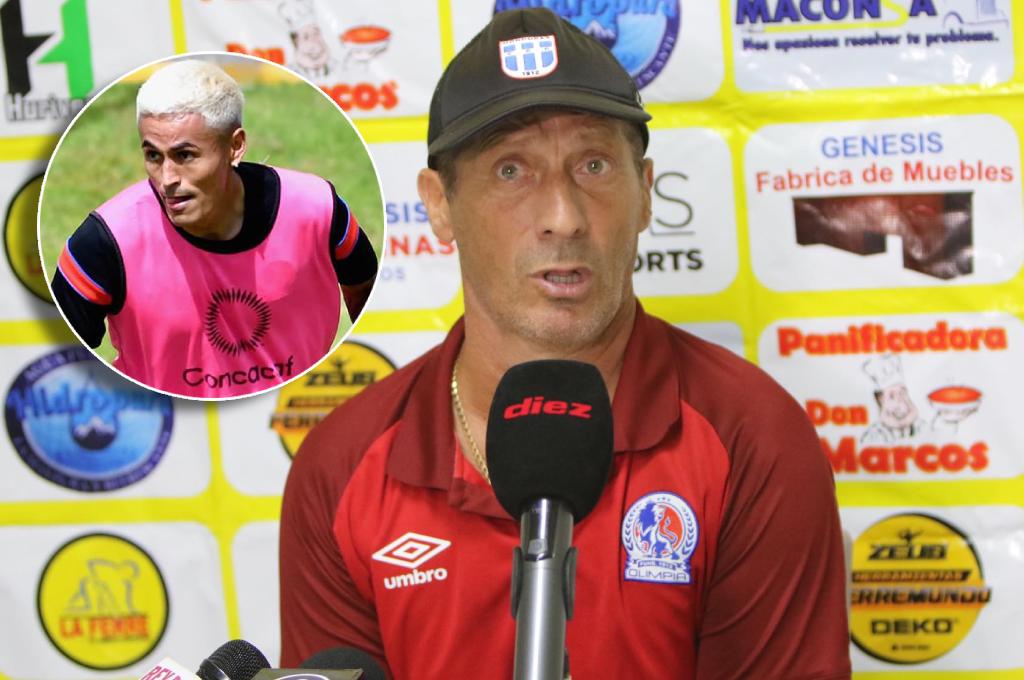 Troglio se refiere el fichaje de Andy Nájar y Alex López; la queja que expresó tras empate de Olimpia ante Génesis