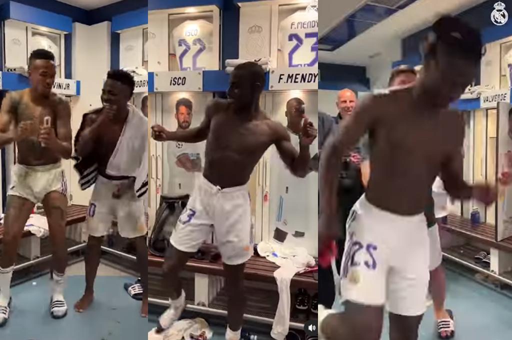 El loco festejo de los jugadores del Real Madrid en el vestuario tras épica remontada ante Manchester City