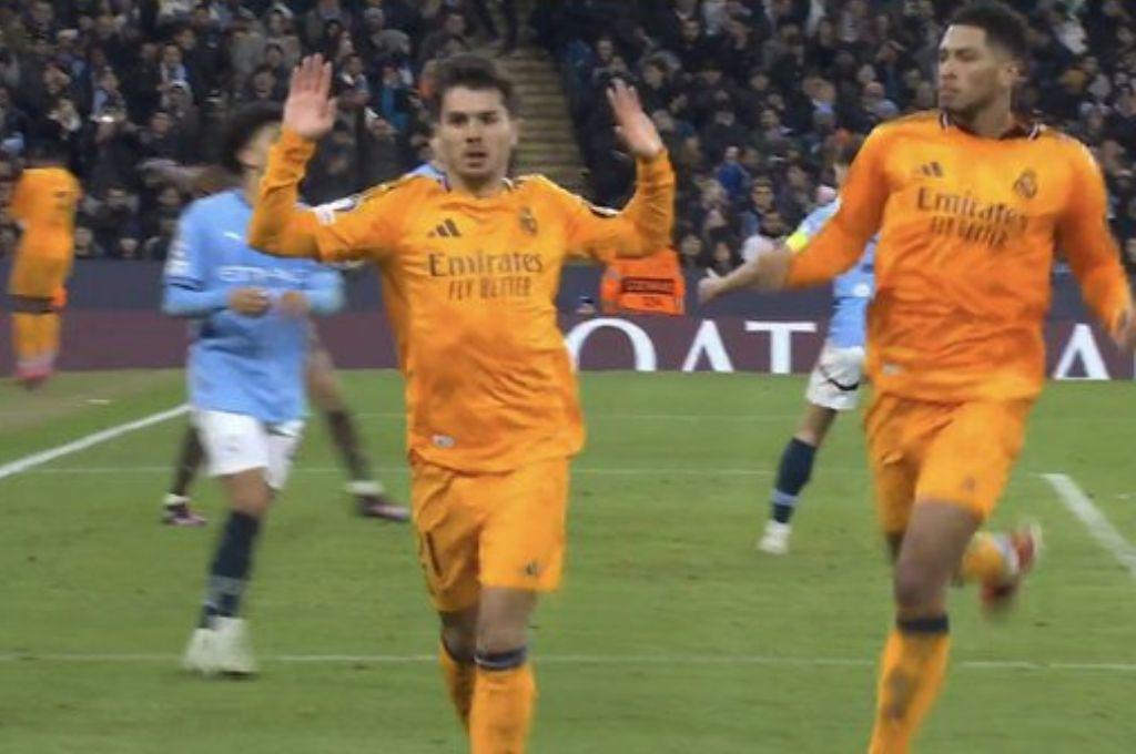 Ancelotti le celebró en la cara a Guardiola, Vinicius se burló del City y revelan que había offside en el gol de Haaland ante el Madrid