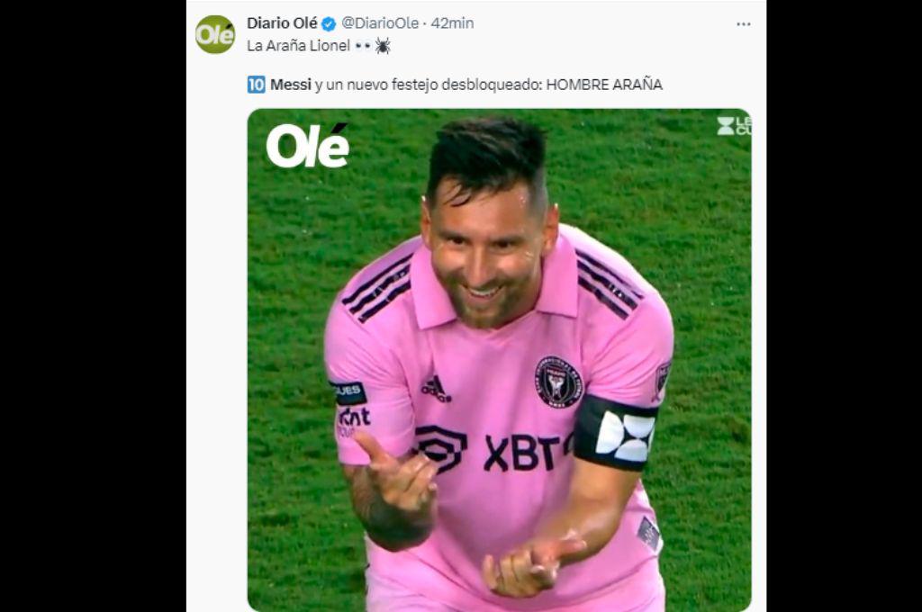 “Messi come aparte de CR7 y Pelé” “Spider-Messi”: así reacciona la prensa tras el pase a semis del Inter Miami en la Leagues Cup