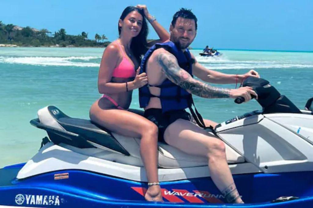 Antonela Roccuzzo enciende las redes con sus vacaciones junto Messi al ritmo de cantante hondureño