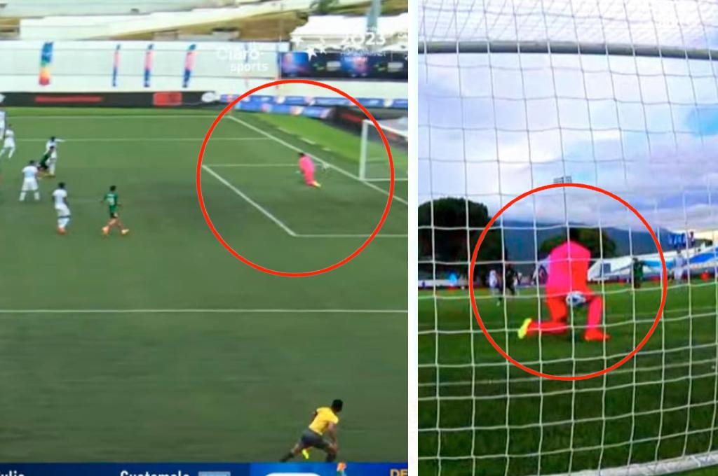 El grosero error del portero Juergen García que le costó el gol a Honduras ante México en los Juegos Centroamericanos