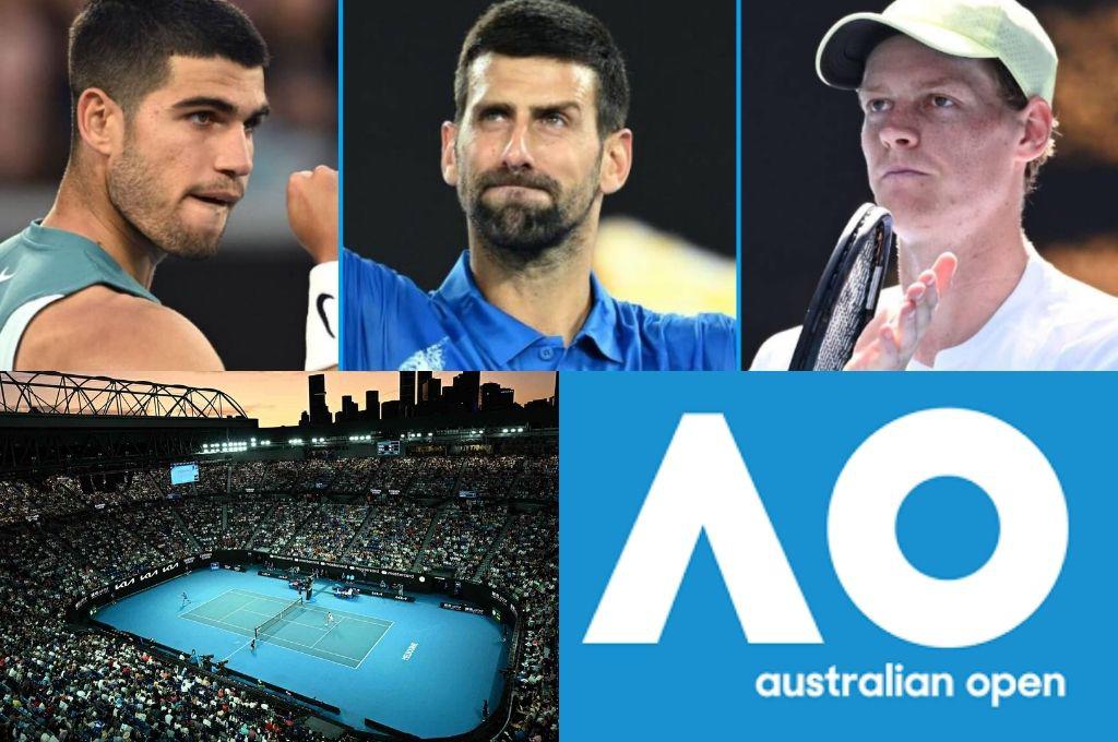 Djokovic por la historia y Alcaraz con presión: así se jugarán los octavos de final del Australian Open en ambas ramas