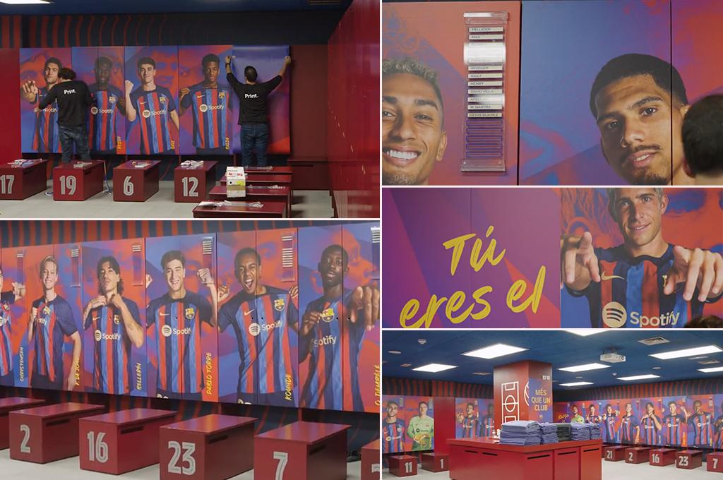 Barcelona aprovecha el parón del Mundial para remodelar su camerino y filtra por error los nuevos dorsales en el plantel