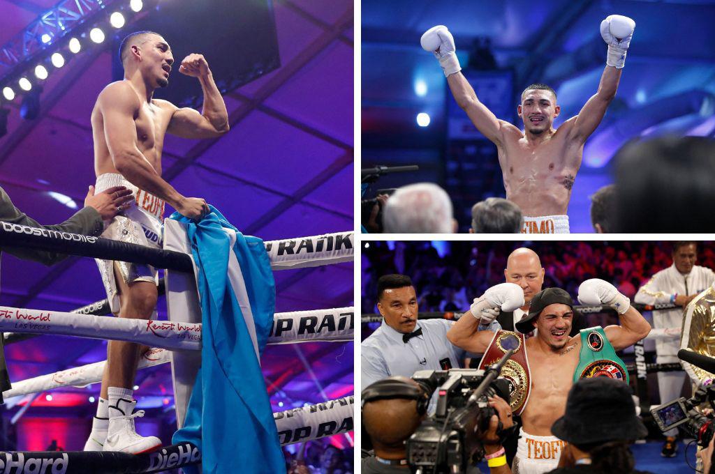 ¡Así lo mandó a la lona! Teófimo López y su resurrección ante Pedro Campa: la bandera de Honduras presente