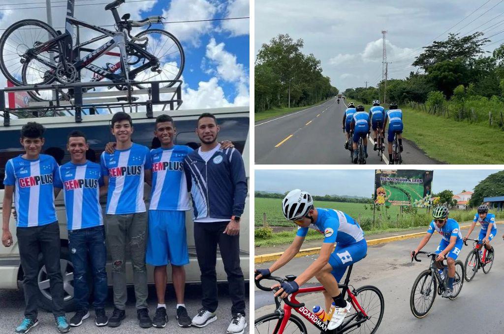 La selección hondureña juvenil de ciclismo ya está de camino a la Vuelta a Costa Rica 2022
