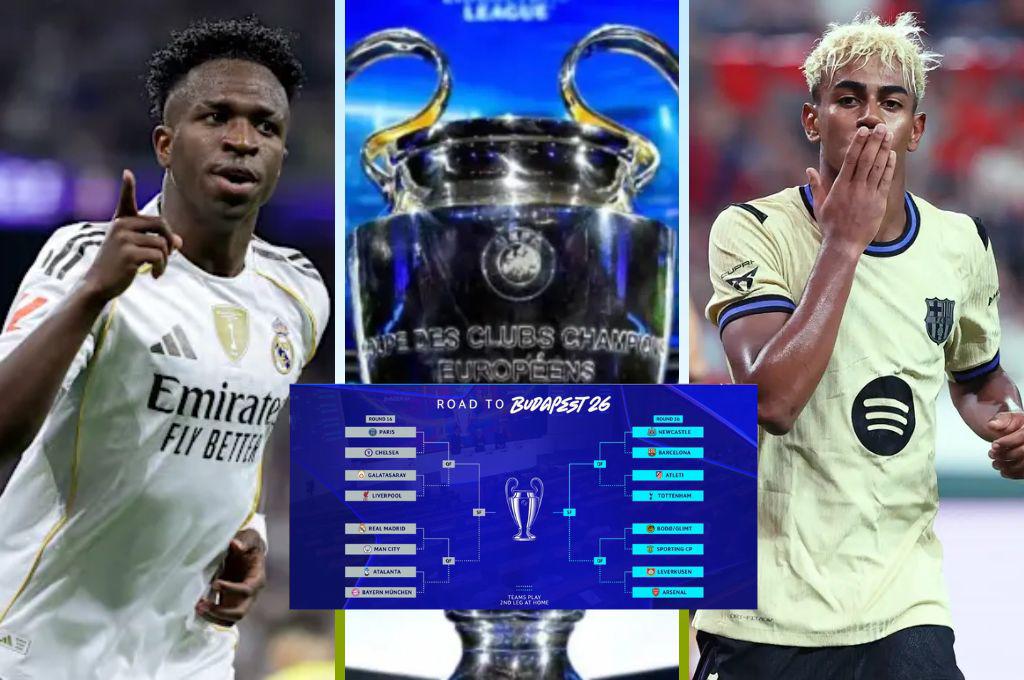 Real Madrid contra su peor enemigo y Barcelona se salva: así quedaron los cruces de octavos de la Champions League