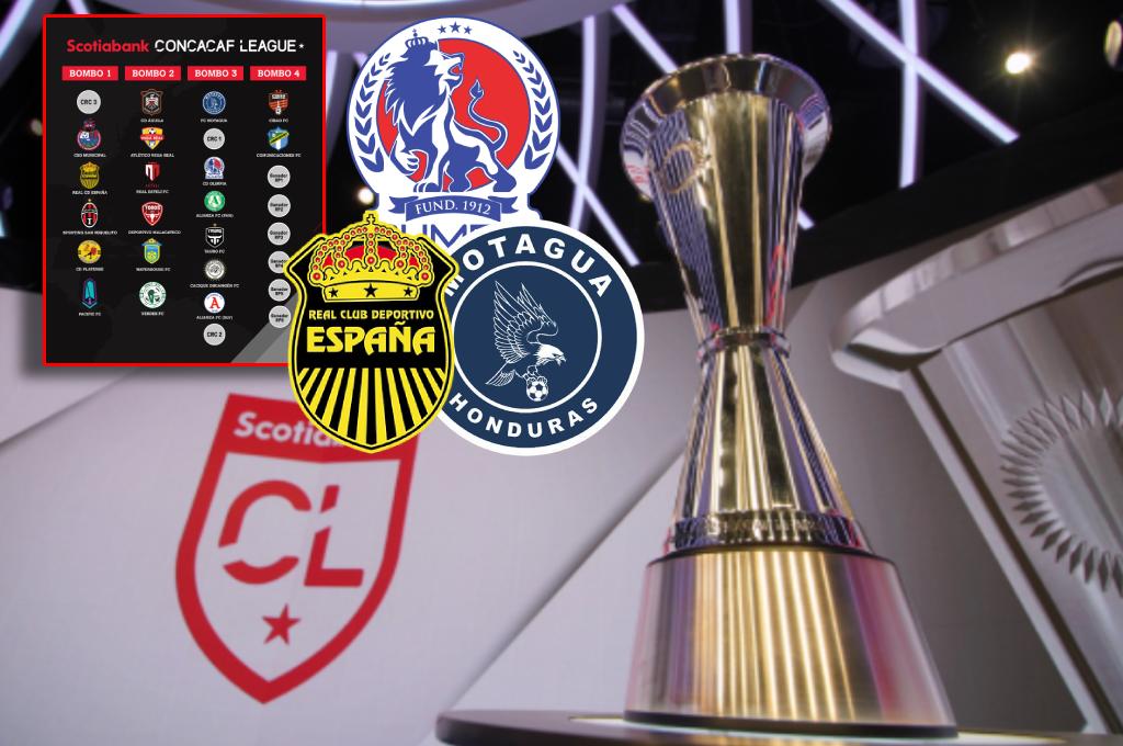 OFICIAL: Olimpia, Motagua y Real España ya conocen sus cruces en la Liga de Concacaf 2022