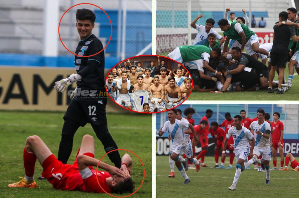 NO SE VIO EN TV: La burla del portero de Guatemala, el júbilo chapín tras dar la sorpresa y así festejaron en el camerino