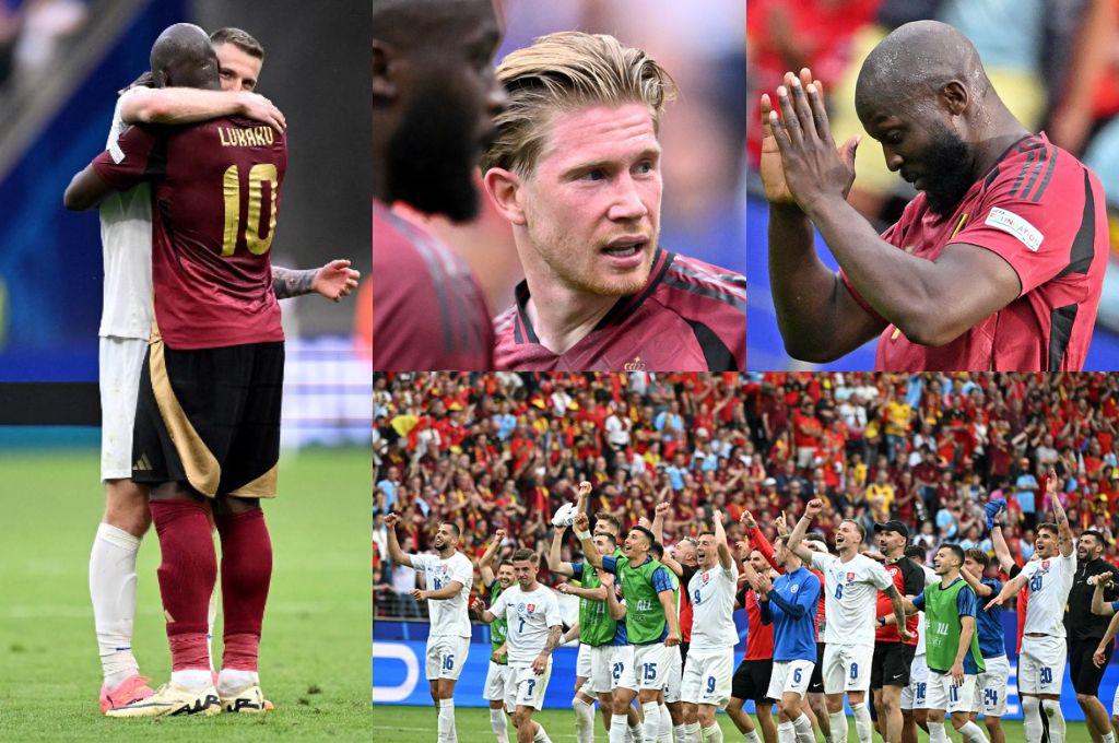 El triste gesto de Lukaku y lo destruyen; Kevin De Bruyne hundido y la fiesta de Eslovaquia en la Eurocopa 2024