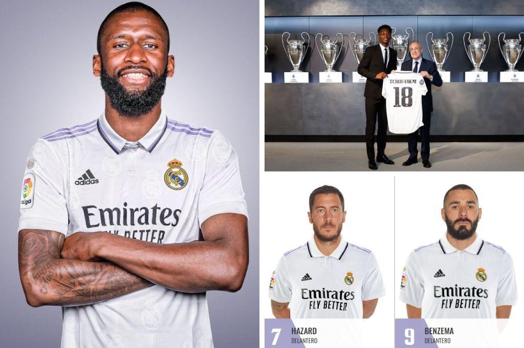 Tres ya fueron borrados, Tchouaméni aparece ¿Y que número usará Rüdiger?: Los dorsales de Real Madrid para la temporada 2022-23