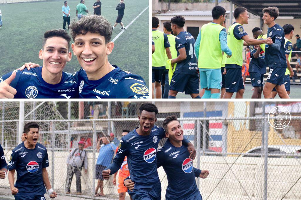 Motagua elimina a UPNFM y clasifica a una nueva final de reservas con doblete de Mathías, hijo de Diego Vázquez