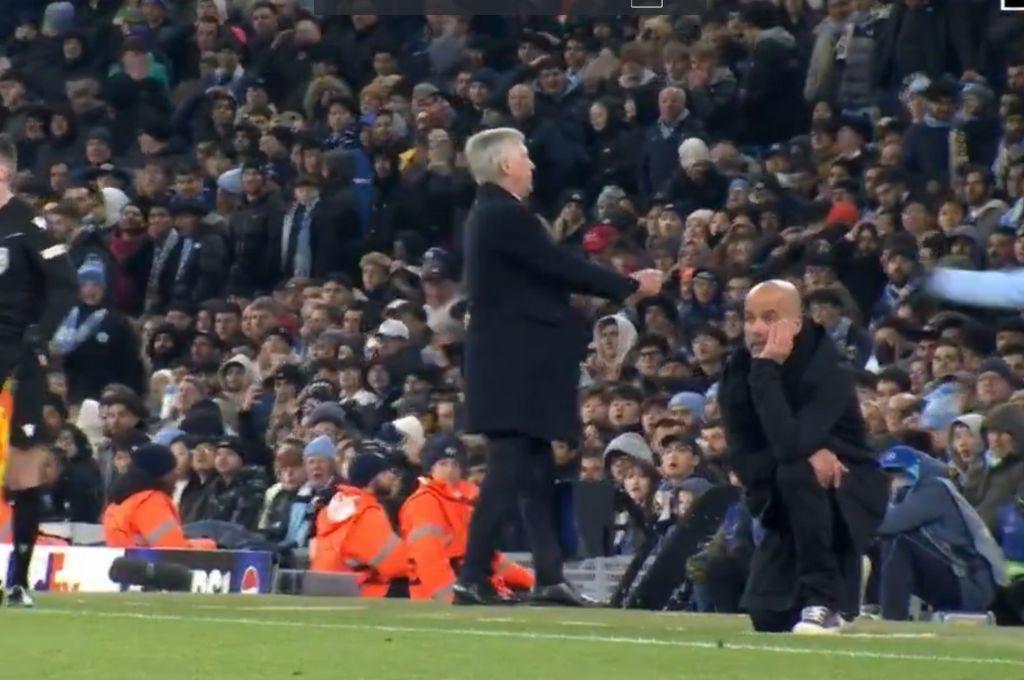 Ancelotti le celebró en la cara a Guardiola, Vinicius se burló del City y revelan que había offside en el gol de Haaland ante el Madrid